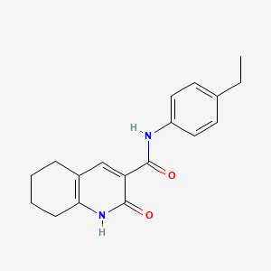 N-(4-ethylphenyl)-2-oxo-1,2,5,6,7,8-hexahydroquinoline-3-carboxamide