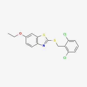 2-[(2,6-dichlorobenzyl)thio]-6-ethoxy-1,3-benzothiazole