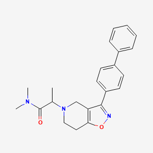 2-(3-biphenyl-4-yl-6,7-dihydroisoxazolo[4,5-c]pyridin-5(4H)-yl)-N,N-dimethylpropanamide