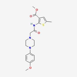 methyl 2-({[4-(4-methoxyphenyl)-1-piperazinyl]acetyl}amino)-5-methyl-3-thiophenecarboxylate