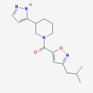 1-[(3-isobutylisoxazol-5-yl)carbonyl]-3-(1H-pyrazol-5-yl)piperidine