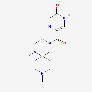 5-[(1,9-dimethyl-1,4,9-triazaspiro[5.5]undec-4-yl)carbonyl]pyrazin-2-ol