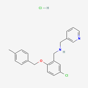 {5-chloro-2-[(4-methylbenzyl)oxy]benzyl}(3-pyridinylmethyl)amine hydrochloride