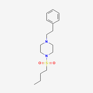 1-(butylsulfonyl)-4-(2-phenylethyl)piperazine