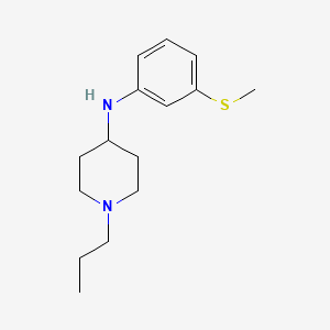 N-(3-methylsulfanylphenyl)-1-propylpiperidin-4-amine