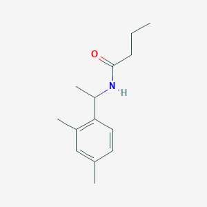 molecular formula C14H21NO B5407361 N-[1-(2,4-dimethylphenyl)ethyl]butanamide 