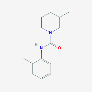 3-methyl-N-(2-methylphenyl)-1-piperidinecarboxamide