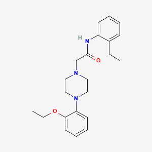 2-[4-(2-ethoxyphenyl)piperazin-1-yl]-N-(2-ethylphenyl)acetamide