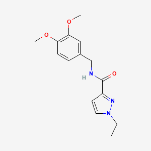 N-(3,4-dimethoxybenzyl)-1-ethyl-1H-pyrazole-3-carboxamide