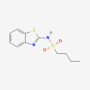 N-(1,3-benzothiazol-2-yl)butane-1-sulfonamide