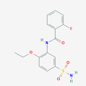 N-[5-(aminosulfonyl)-2-ethoxyphenyl]-2-fluorobenzamide