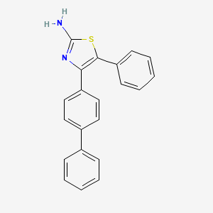 4-(4-Biphenylyl)-5-phenyl-2-thiazolamine