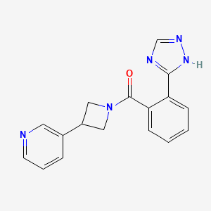 3-{1-[2-(1H-1,2,4-triazol-3-yl)benzoyl]-3-azetidinyl}pyridine