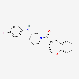 1-(1-benzoxepin-4-ylcarbonyl)-N-(4-fluorophenyl)-3-piperidinamine