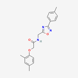 2-(2,4-dimethylphenoxy)-N-{[3-(4-methylphenyl)-1,2,4-oxadiazol-5-yl]methyl}acetamide