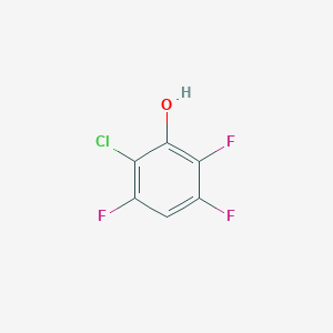molecular formula C6H2ClF3O B054094 2-Chloro-3,5,6-trifluorophenol CAS No. 121555-66-6