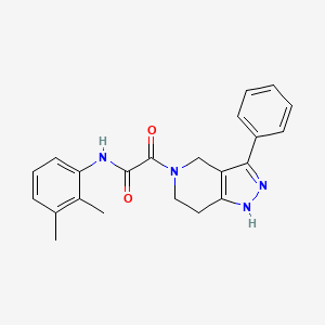 N-(2,3-dimethylphenyl)-2-oxo-2-(3-phenyl-1,4,6,7-tetrahydropyrazolo[4,3-c]pyridin-5-yl)acetamide