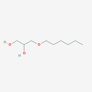 molecular formula C9H20O3 B054099 3-(Hexyloxy)propane-1,2-diol CAS No. 10305-38-1
