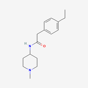 2-(4-ethylphenyl)-N-(1-methyl-4-piperidinyl)acetamide