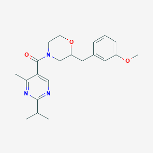 4-[(2-isopropyl-4-methyl-5-pyrimidinyl)carbonyl]-2-(3-methoxybenzyl)morpholine