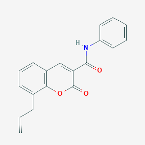 2-oxo-N-phenyl-8-(prop-2-en-1-yl)-2H-chromene-3-carboxamide