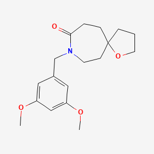 8-(3,5-dimethoxybenzyl)-1-oxa-8-azaspiro[4.6]undecan-9-one