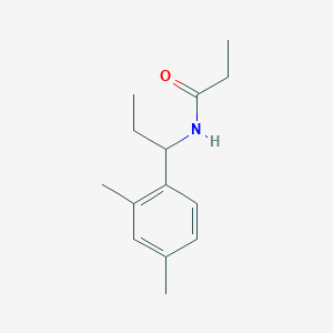 N-[1-(2,4-dimethylphenyl)propyl]propanamide