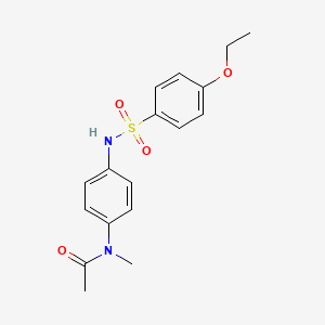 N-(4-{[(4-ethoxyphenyl)sulfonyl]amino}phenyl)-N-methylacetamide