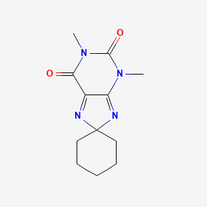 1',3'-dimethylspiro[cyclohexane-1,8'-purine]-2',6'(1'H,3'H)-dione