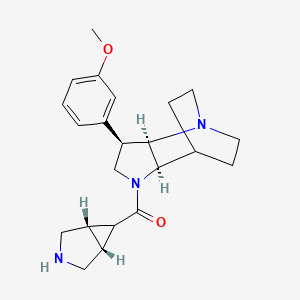 rel-(2R,3R,6R)-5-[rel-(1R,5S,6r)-3-azabicyclo[3.1.0]hex-6-ylcarbonyl]-3-(3-methoxyphenyl)-1,5-diazatricyclo[5.2.2.0~2,6~]undecane dihydrochloride