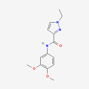 N-(3,4-dimethoxyphenyl)-1-ethyl-1H-pyrazole-3-carboxamide