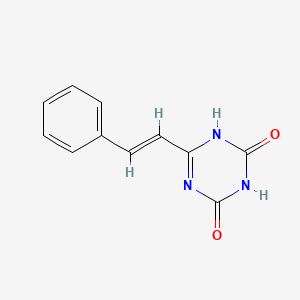 6-[(E)-2-phenylethenyl]-1H-1,3,5-triazine-2,4-dione