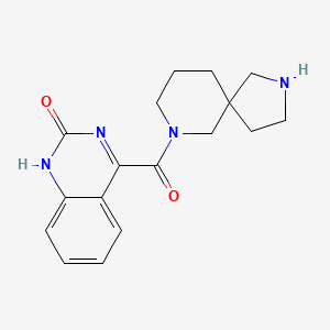 molecular formula C17H20N4O2 B5410977 4-(2,7-diazaspiro[4.5]dec-7-ylcarbonyl)quinazolin-2(1H)-one 