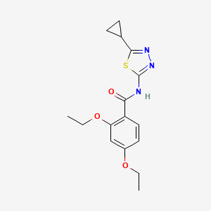 N-(5-cyclopropyl-1,3,4-thiadiazol-2-yl)-2,4-diethoxybenzamide