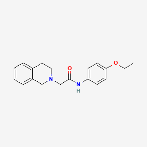 2-(3,4-dihydro-2(1H)-isoquinolinyl)-N-(4-ethoxyphenyl)acetamide