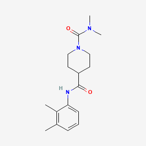 N~4~-(2,3-dimethylphenyl)-N~1~,N~1~-dimethylpiperidine-1,4-dicarboxamide