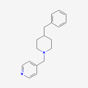 4-[(4-Benzylpiperidin-1-yl)methyl]pyridine