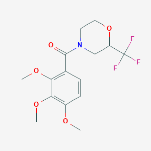 2-(trifluoromethyl)-4-(2,3,4-trimethoxybenzoyl)morpholine