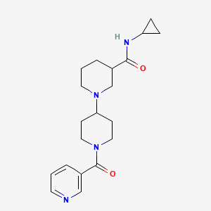 N-cyclopropyl-1'-(pyridin-3-ylcarbonyl)-1,4'-bipiperidine-3-carboxamide