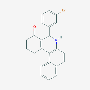 5-(3-bromophenyl)-2,3,5,6-tetrahydrobenzo[a]phenanthridin-4(1H)-one