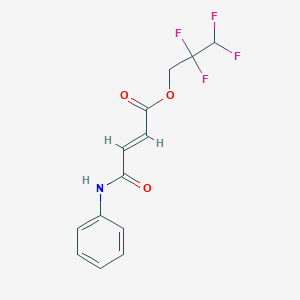 2,2,3,3-tetrafluoropropyl 4-anilino-4-oxo-2-butenoate