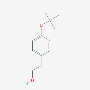 molecular formula C12H18O2 B054128 2-(4-tert-Butoxyphenyl)ethan-1-ol CAS No. 123195-72-2