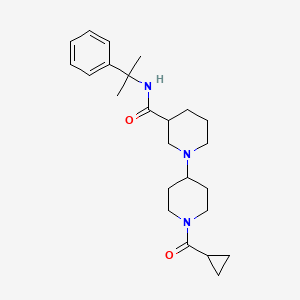 1'-(cyclopropylcarbonyl)-N-(1-methyl-1-phenylethyl)-1,4'-bipiperidine-3-carboxamide