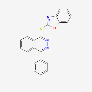 1-(1,3-Benzoxazol-2-ylsulfanyl)-4-(4-methylphenyl)phthalazine