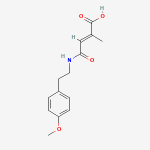 4-{[2-(4-methoxyphenyl)ethyl]amino}-2-methyl-4-oxo-2-butenoic acid