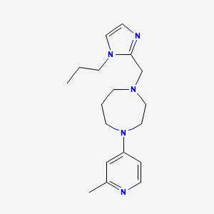 1-(2-methyl-4-pyridinyl)-4-[(1-propyl-1H-imidazol-2-yl)methyl]-1,4-diazepane