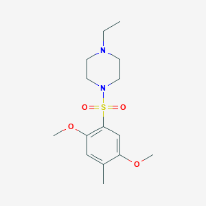 1-(2,5-Dimethoxy-4-methylbenzenesulfonyl)-4-ethylpiperazine