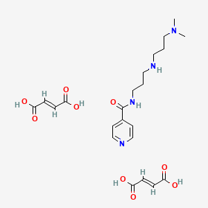 (E)-but-2-enedioic acid;N-[3-[3-(dimethylamino)propylamino]propyl]pyridine-4-carboxamide