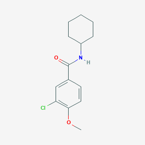 molecular formula C14H18ClNO2 B5413433 3-chloro-N-cyclohexyl-4-methoxybenzamide 