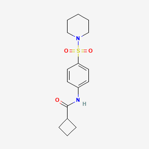 N-[4-(PIPERIDINE-1-SULFONYL)PHENYL]CYCLOBUTANECARBOXAMIDE